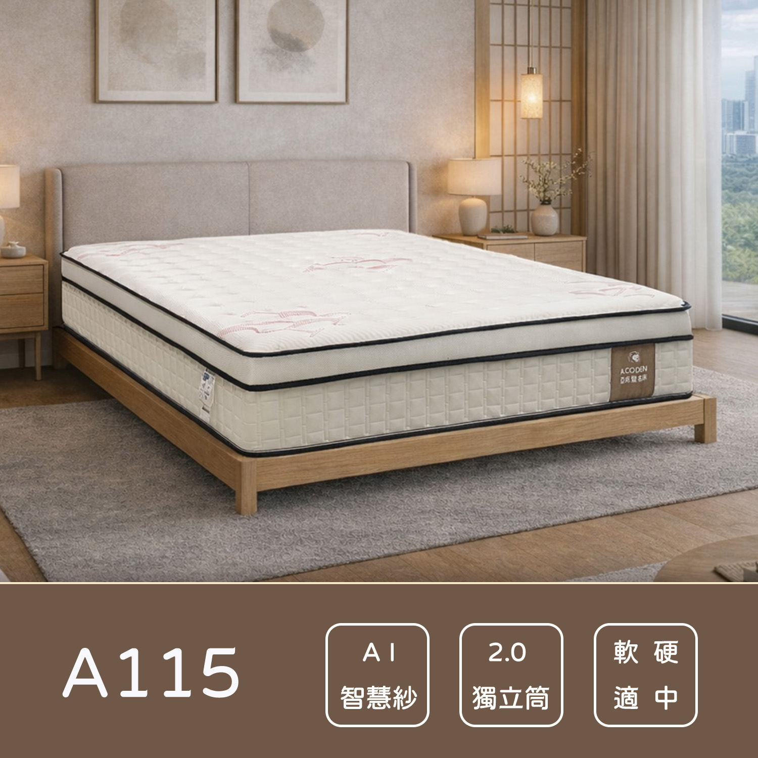 A115<br>軟○○○●○○○硬